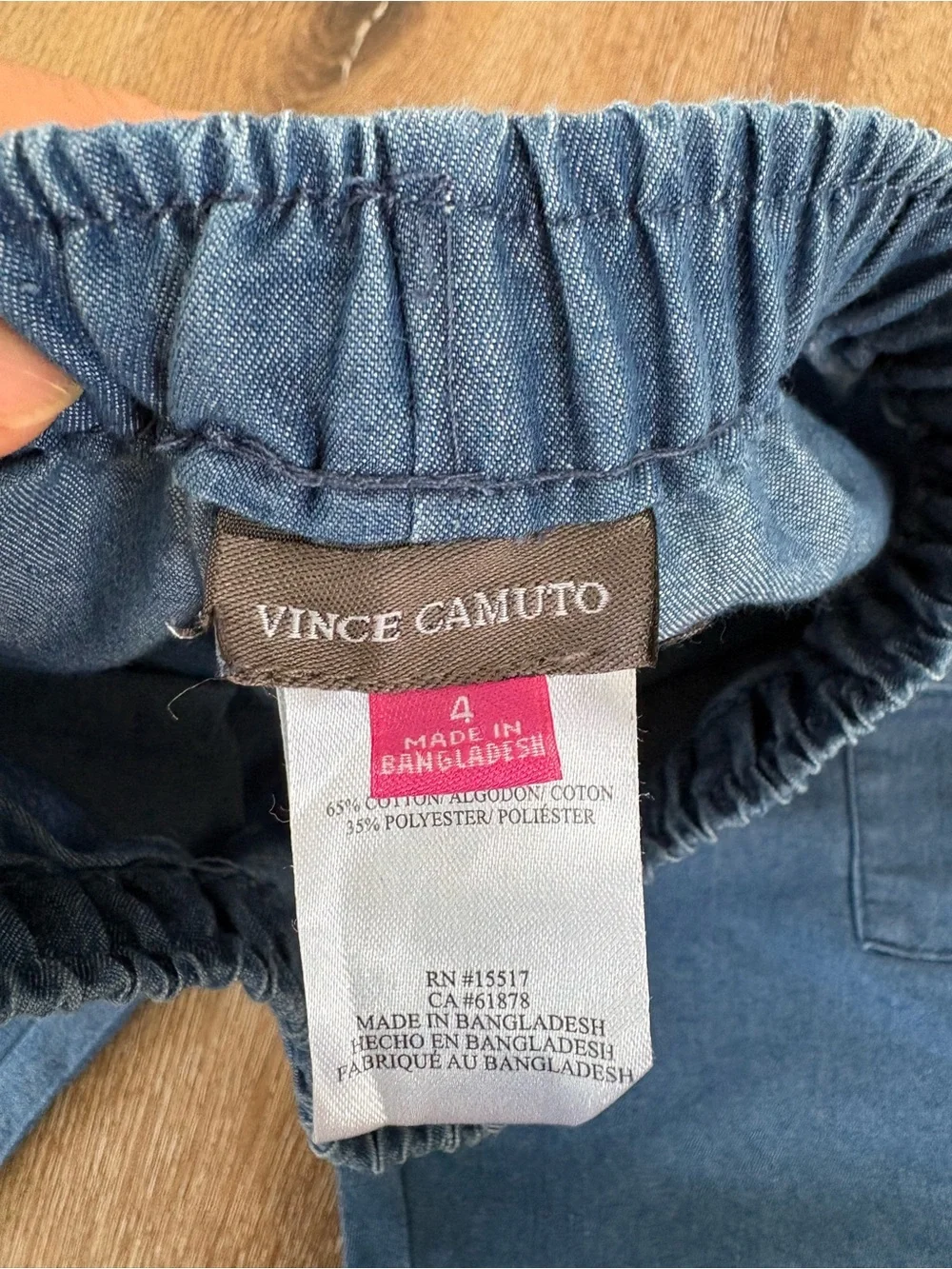 Vince Camuto Kids Liggt-Weight Cargo Joggers in Coral & Denim Bundle Size: 4T